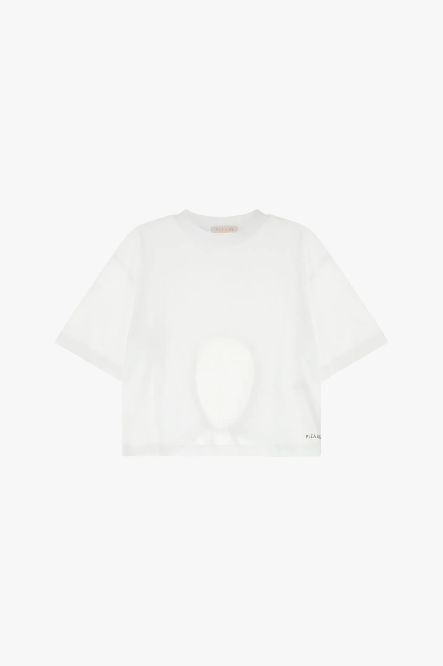 T-shirt corta con coulisse regolabile