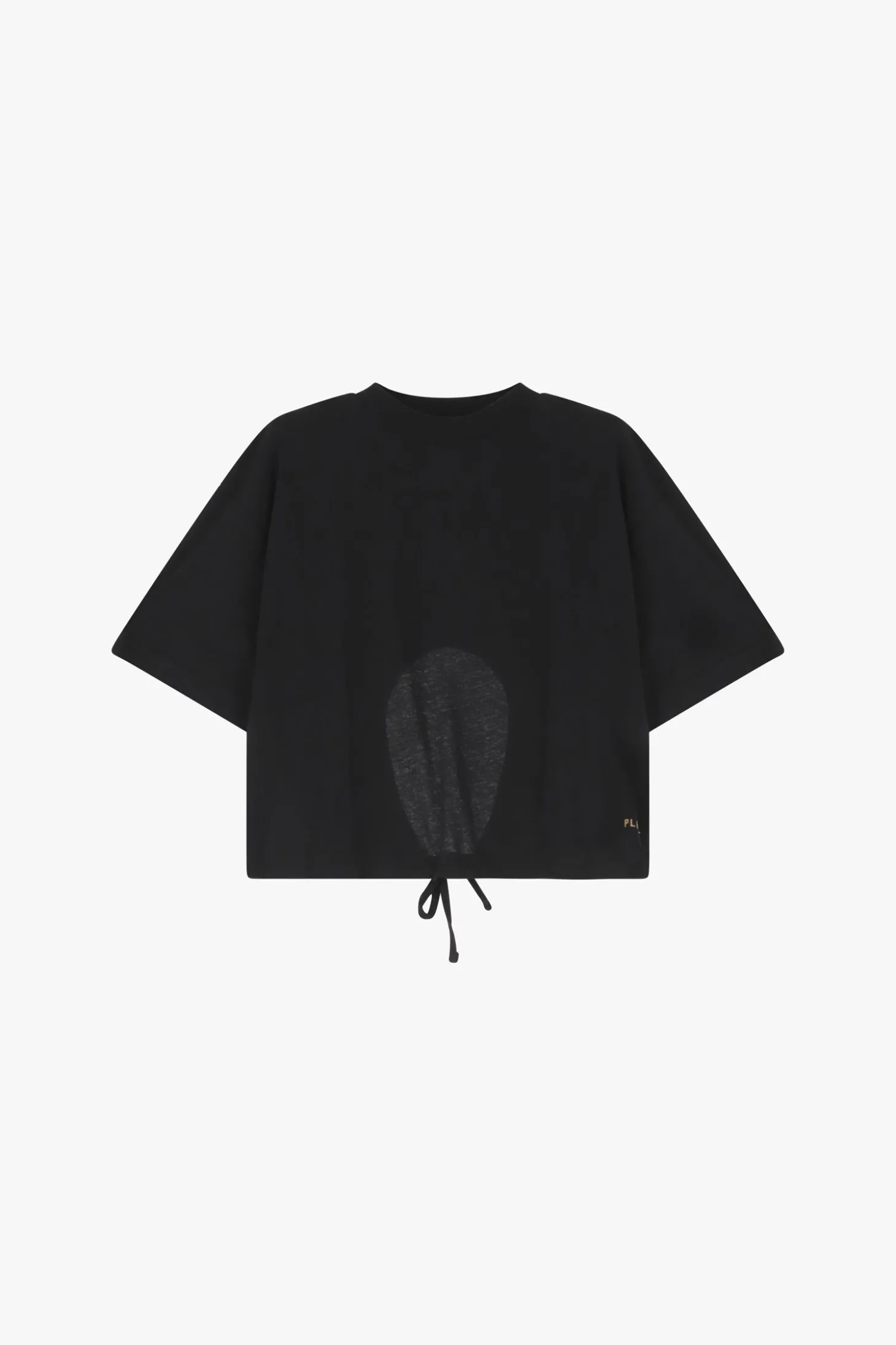 T-shirt corta con coulisse regolabile