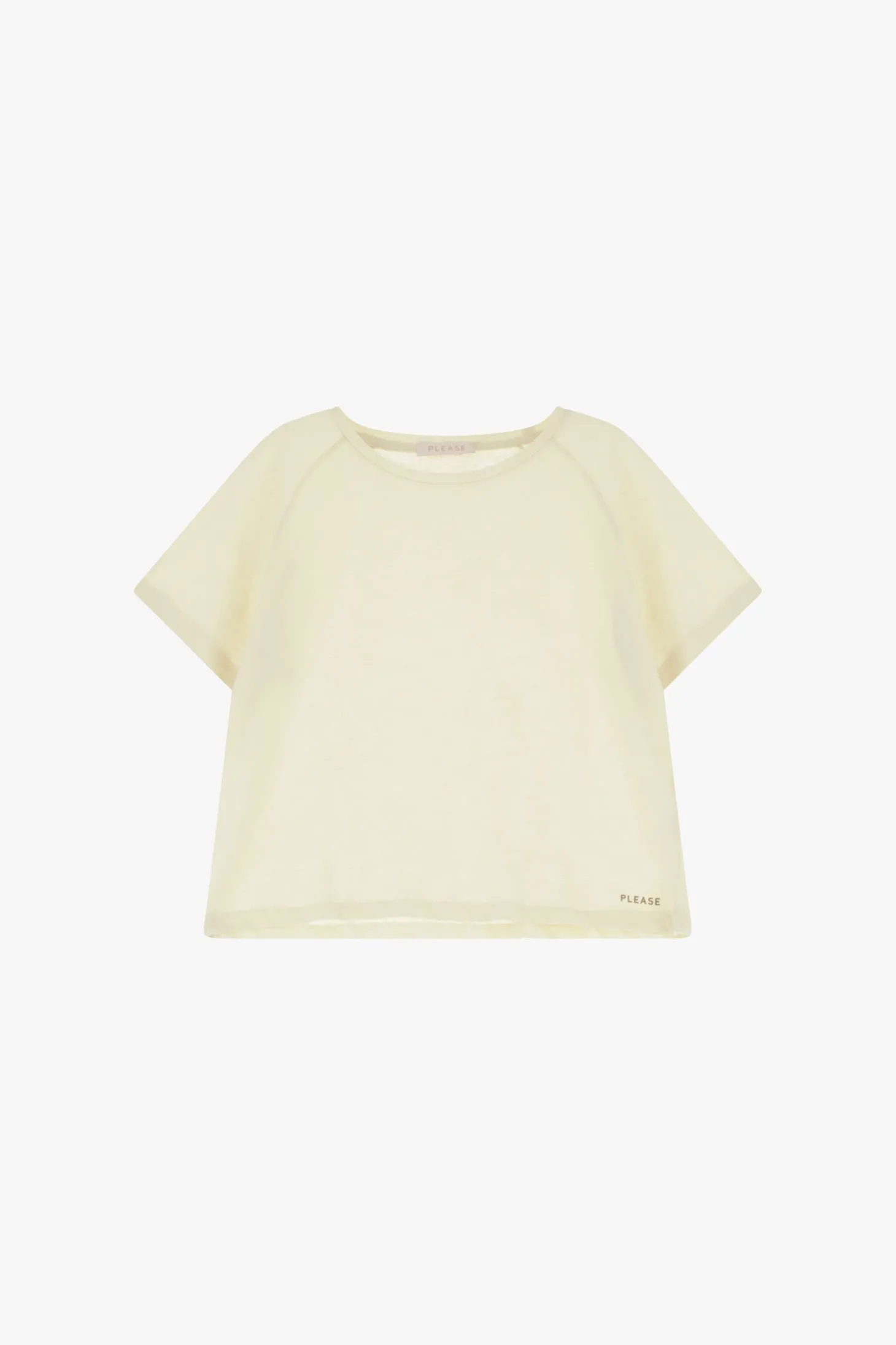 T-shirt girocollo a maniche corte