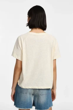 T-shirt girocollo a maniche corte