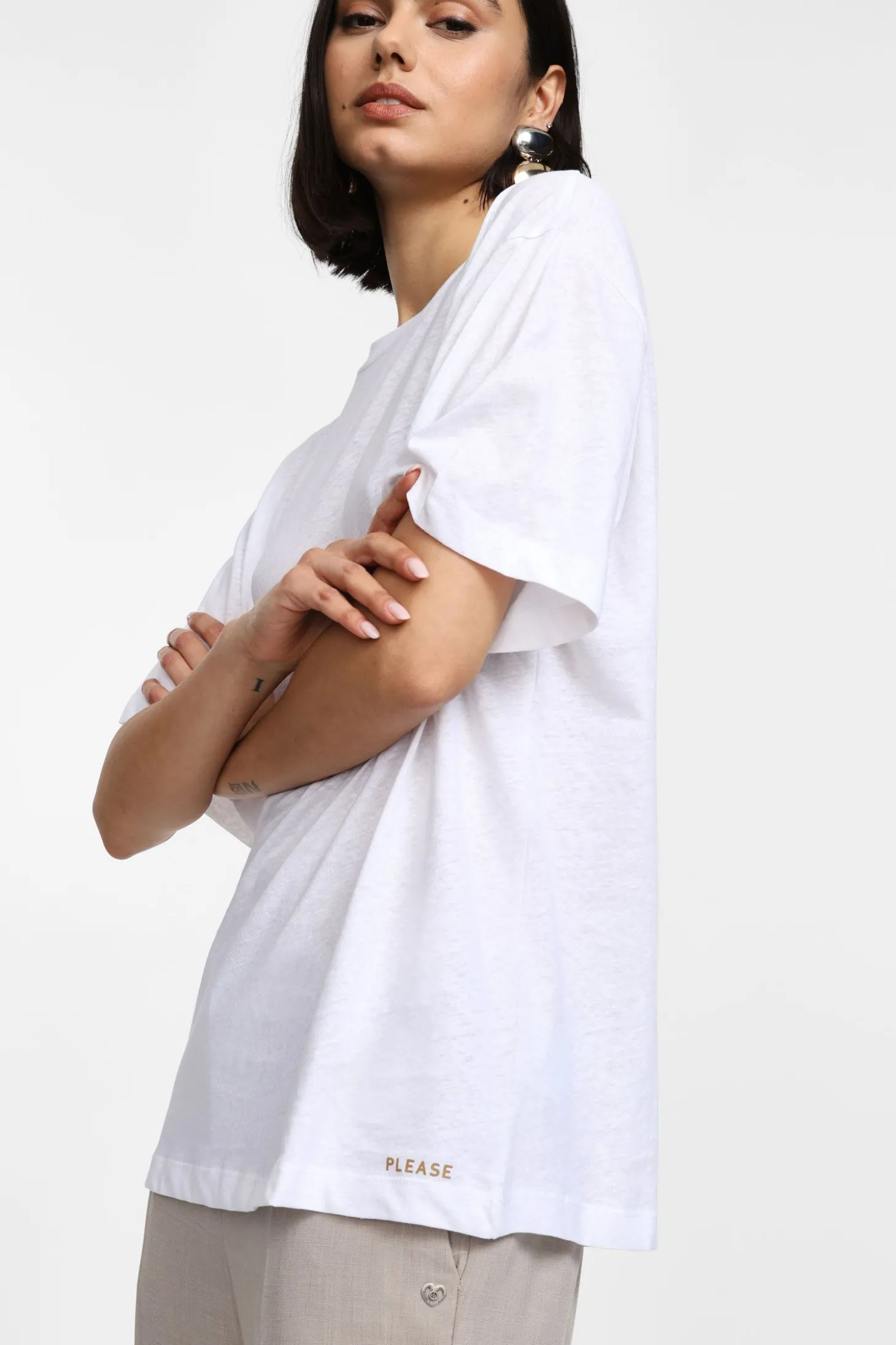 T-shirt girocollo maniche corte