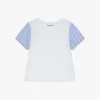 T-shirt maniche corte bicolore