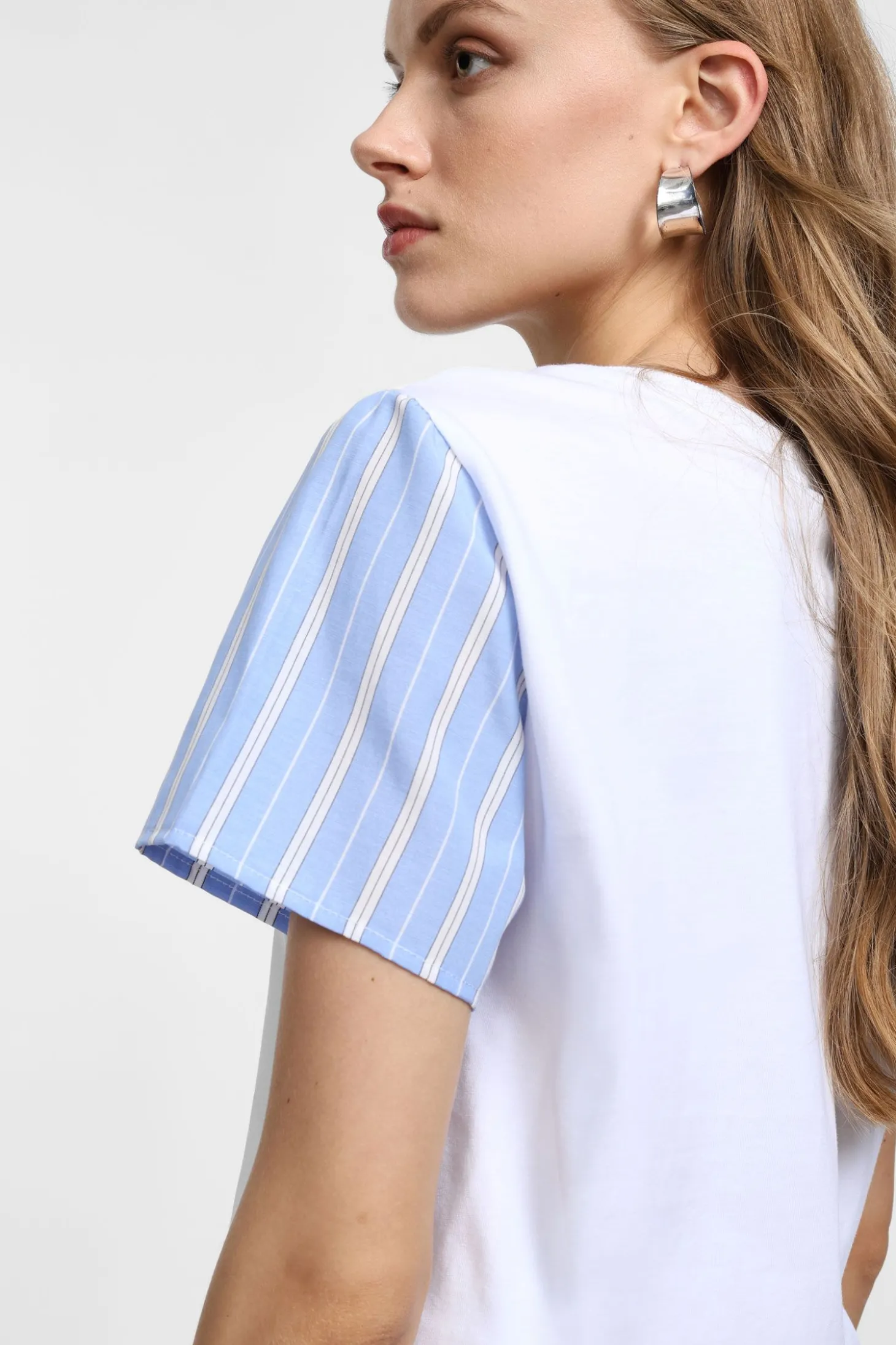 T-shirt maniche corte bicolore