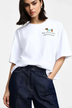 T-shirt maniche corte con stampa