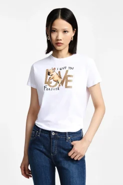 T-shirt maniche corte con stampa