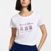 T-shirt maniche corte stampata