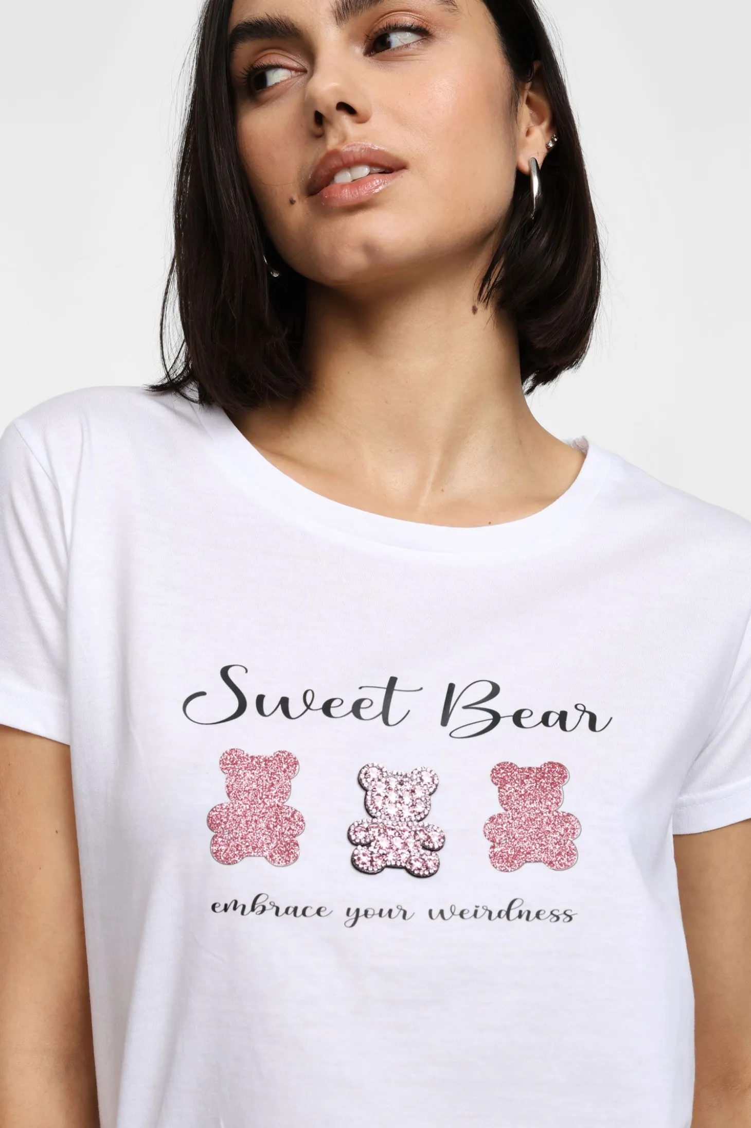 T-shirt maniche corte stampata