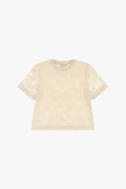 T-shirt stampa floreale manica corta