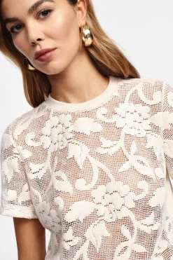 T-shirt stampa floreale manica corta