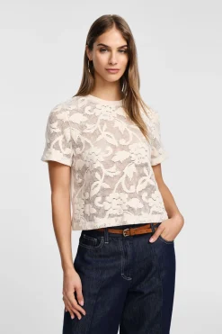 T-shirt stampa floreale manica corta