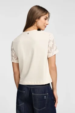 T-shirt stampa floreale manica corta