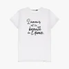 T-shirt stampa girocollo maniche corte