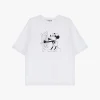 T-shirt stampa girocollo maniche corte