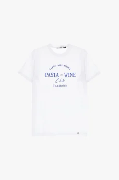 T-shirt stampa girocollo maniche corte