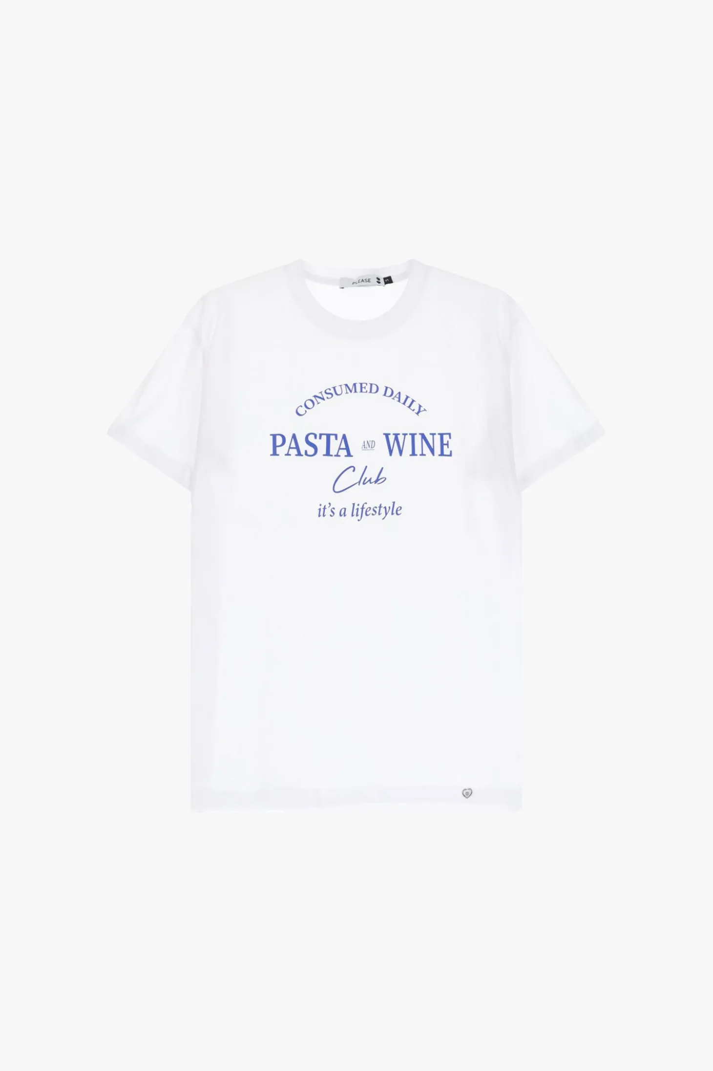 T-shirt stampa girocollo maniche corte