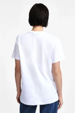 T-shirt stampa girocollo maniche corte