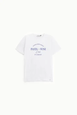 T-shirt stampa girocollo maniche corte