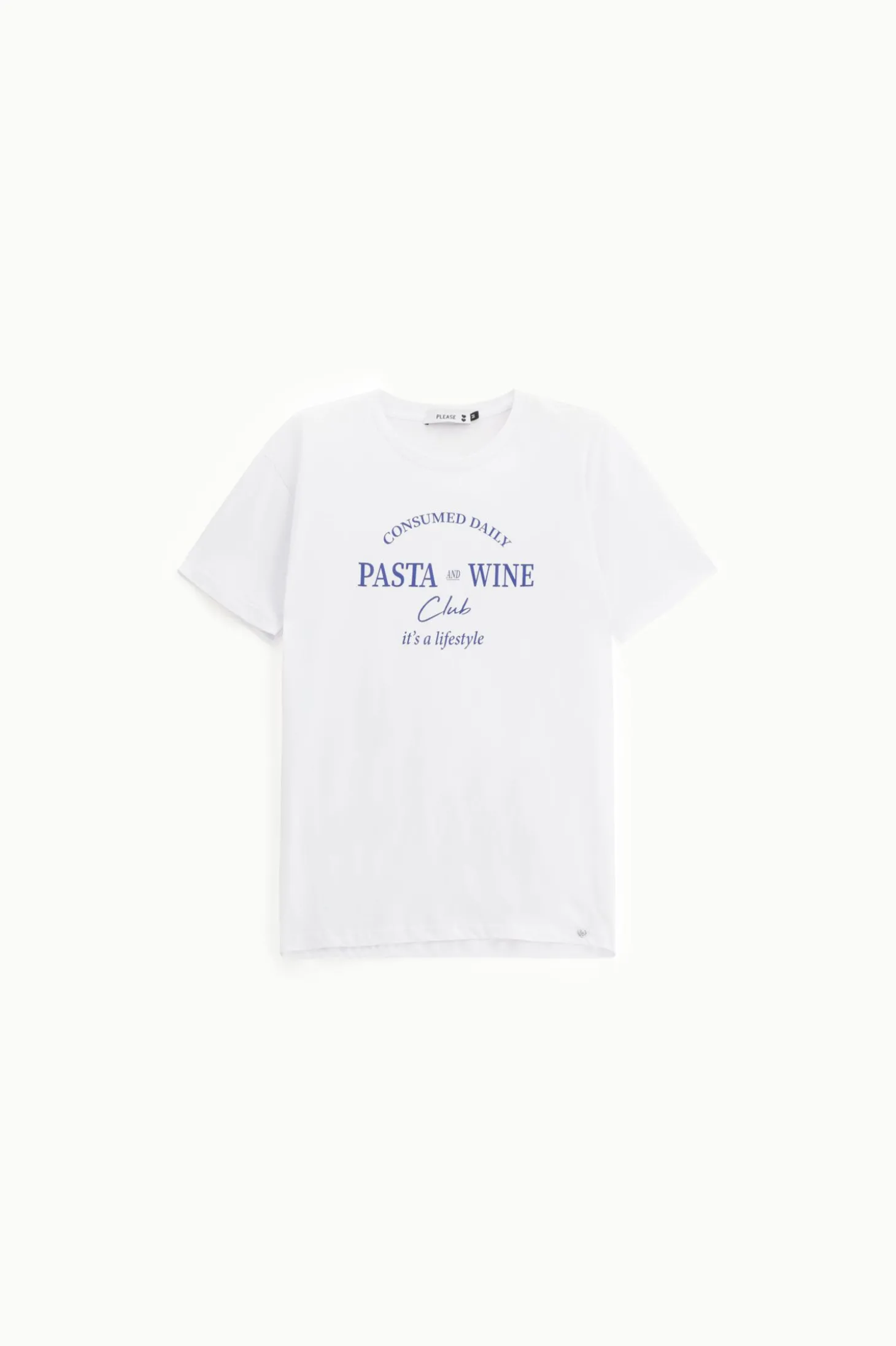 T-shirt stampa girocollo maniche corte