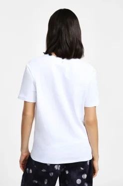 T-shirt stampa orso manica corta