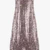 Vestito con paillettes e spalline